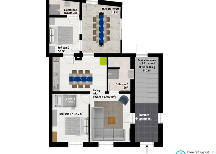 Authentic - 6p-apartment شقة *